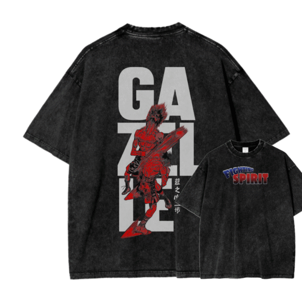 HAJIME NO IPPO X ACID WASH TEE